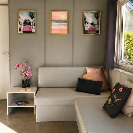 Деревянный коттедж Mobilhome 6-8 Personnes Les Viviers 4 Etoiles Cap Ferret