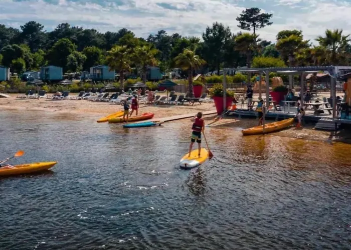 Mobilhome 6-8 Personnes Les Viviers 4 Etoiles Cap Ferret Campingplads *